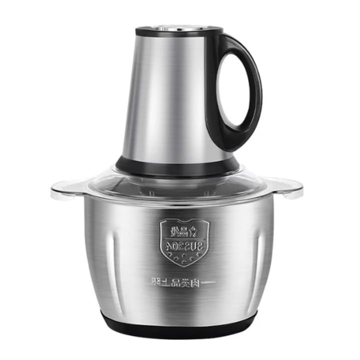 Electric Chopper, Universal Type, 3-Liter Bowl Capacity, Stainless Steel, 1000 Watts - Image 4