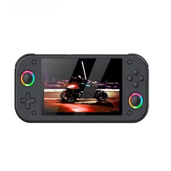 A portable gaming console that supports 3D games. A handheld video game system featuring built-in classic games and an HD display. - Image 4