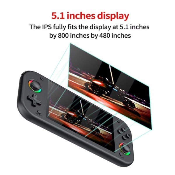 A portable gaming console that supports 3D games. A handheld video game system featuring built-in classic games and an HD display. - Image 7